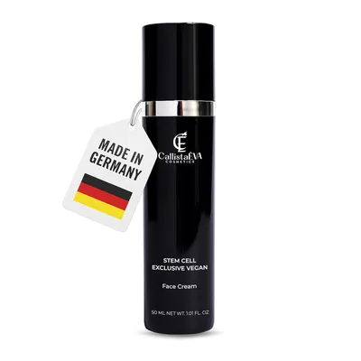 Produktbild von CallistaÉVA Vegane Stammzellen Gesichtscreme – Anti-Aging Pflege mit Argireline, Hyaluron & Apfel-Stammzellen – Straffende Creme gegen Falten – 50ml