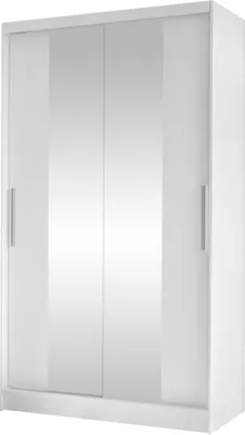 Produktbild von MIRJAN24 Schiebetürenschrank Costa II, Kleiderschrank, Stilvoll Schlafzimmer Garderobenschrank (Farbe: Weiß)