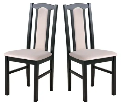 Produktbild von ESSZIMMERSTUHL - 2er-Set Bos 7 schwarz paros 2