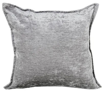 Flügelkissen 45x10x45 cm, grau, mit Reißverschluss