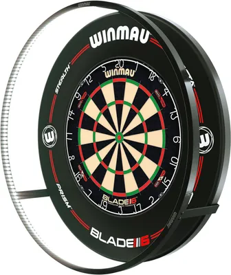 Produktbild von Winmau Plasma + Blade 6 Dual Core + Catchring | Dartscheibe Dartboard Surround Beleuchtung