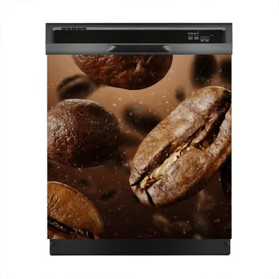 Produktbild von Aufkleber sticker 60x60 cm Dekorative folie Spülmaschine - Kaffeespritzer und Rauch