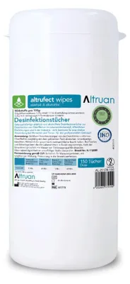 Zdjęcie produktu dla Chusteczki Altrufect®, w opakowaniu 150 sztuk | Opakowanie (150 sztuk)