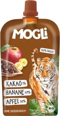 Produktbild von MOGLi  Quetschie Kakao Banane (120 g)