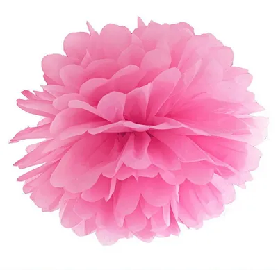 Produktbild von Papier Pompon 35 cm Dekoration Hochzeit Pink