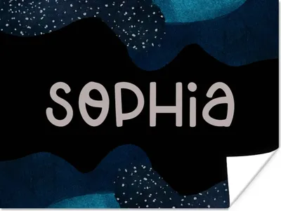Produktbild von MuchoWow® Poster Sophia - Pastell - Mädchen 80x60 cm - Kunst für zu Hause