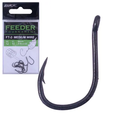 Produktbild von BKK FT-2 Medium Wire Feeder Hook #6 / Friedfischhaken