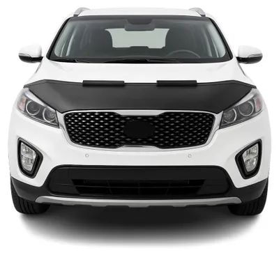Produktbild von Haubenbra Steinschlagschutz Bonnet Bra für Kia Sorento 2015-2025 Schwarz Halb