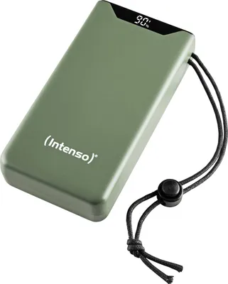 Produktbild von Intenso Powerbank F20000 PD Qualcomm Quick Charge 3.0 20000 mAh 1x USB Typ A und C OUT grün