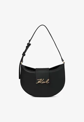 Image de Karl Lagerfeld Sac lune K/Signature Noir/Doré