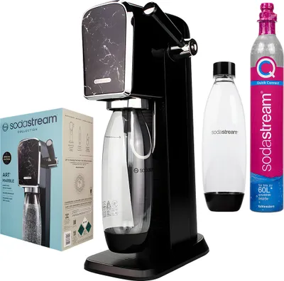 Produktbild von Wasserkarbonisierungsmaschine 1 zylinder + 1 flasche Sodastream ARTMARBRE