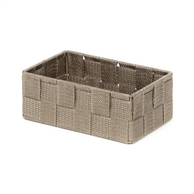 Produktbild von schubladenteiler Stan mittelgroß 18 x 12 x 7 cm Stoff braun