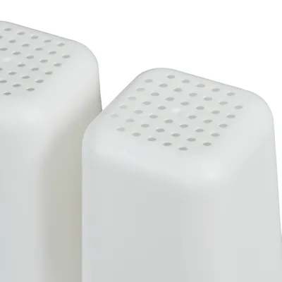 Produktbild von Relaxdays Abtropfgestell, Besteckkorb & Abtropfschale, Geschirrständer Küche, Abtropfgitter, Kunststoff, Metall, weiß