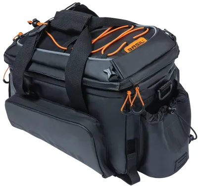 Obrázek produktu pro Brašna Basil Miles Tarpaulin XL Pro 9-36 l na zadní nosič černá-oranžová 18296