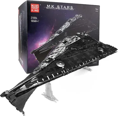 Produktbild von 10368 Stück Bauklötze,Mould King 21004 Weltraum-Serie Sternenzerstörer MOC Klemmbausteine Modell Spielzeug