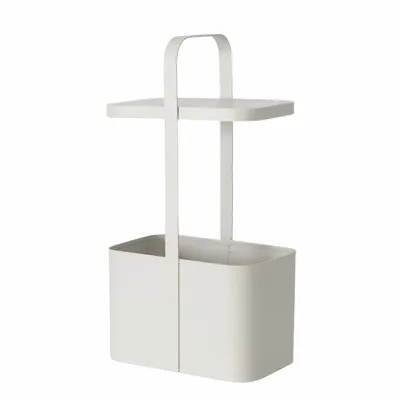 Produktbild von Metallischer Beistelltisch mit Zeitungsständer SELENA, H. 65 cm