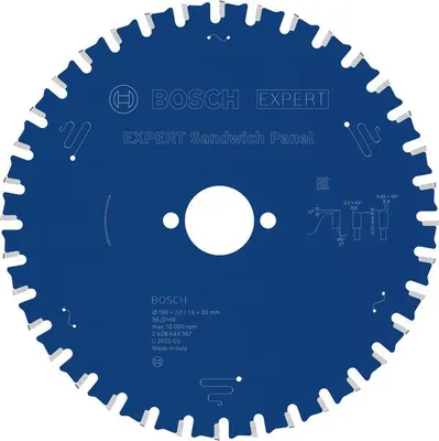 Produktbild von EXPERT Sandwich Panel Kreissägeblatt, 190x2/1,6x30 mm, Z36