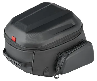 Image de Sac de selle moto, extensible de 42 à 54 litres, étanche, coque rigide, noir