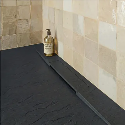 Image de Receveur de douche ONA aspect pierre extra-plat