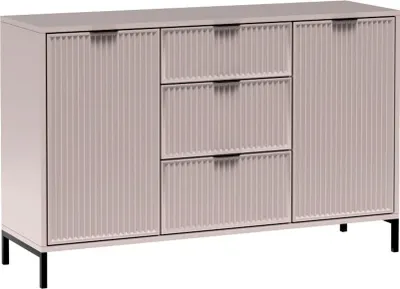 Produktbild von Bettso Stilvolle Wohnzimmer-Kommode 2D3S NOMO 135 / Kaschmir