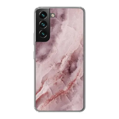Produktbild von MuchoWow® Handyhülle Schutzhülle Hülle für Samsung Galaxy S22 Naturstein - Rosa - Luxus Silikon Softcase Handy Hülle - Mobiltelefonhülle