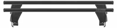 Obrázek produktu pro Menabo Delta Black | Střešní nosič pro Opel - Crossland 2020+ - Hliník - Délka 137 cm - Nosnost 50 kg - Balení 2 kusy