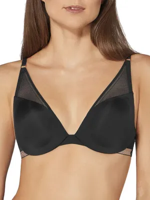 Produktbild von Sloggi S Symmetry Holiday WHU, Farbe: Black 04/0004, Größe: 70C Bügel-BH mit Halbschale und Push-up