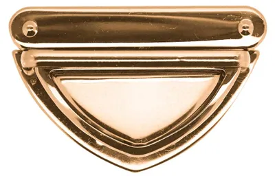 Steckschloss Mappenverschluss Taschenschloss 25 x 50 mm rose gold