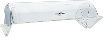 Obrázok produktu pre APS-Germany 11010, Kryt na potraviny, Nerezová oceľ, Priehľadná, Polykarbonát, Obdĺžnikový, Monotónna, 530 mm