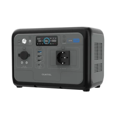 Produktbild von OUKITEL P800 Powerstation 800W / 512Wh + 100W Solarpanel – tragbarer Solargenerator, LiFePO4 (USt-befreit nach §12 Abs.3 UStG)