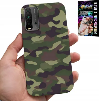 Image de Étui pour Xiaomi Redmi 9T - Camouflage, couleurs militaires, Militariafan Case