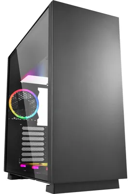 Obrázok produktu pre Sharkoon Pure Steel RGB, Midi Tower, PC, Čierna, ATX, EATX, micro ATX, Mini-ITX, SSI CEB, SSI EEB, Oceľ, Temperované sklo, Multi