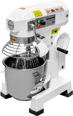 Zdjęcie produktu dla Mikser planetarny z timerem robot wielofunkcyjny kuchenny Mega-M mptHE 10.5.370 10L 3 mieszadła