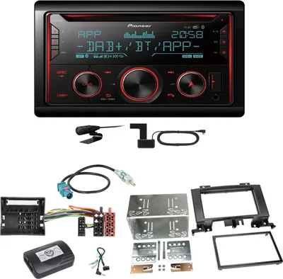 Produktbild von Pioneer FH-S820DAB DAB+ Bluetooth Einbauset für Mercedes Sprinter W906 Crafter