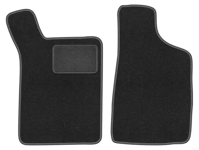Image de Tapis avant en moquette pour Renault 21 1986-1996 (berline) – 2 pièces, gris graphite, sur mesure – Wielganizator LUX
