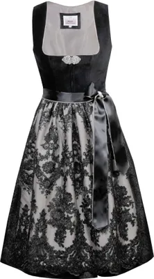 Produktbild von MarJo Samt Dirndl "Madita" 595365 | Schwarz - 65cm Größe: 36