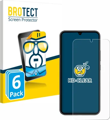 Produktbild von 6x Für Samsung Galaxy A34 5G Enterprise Edition Schutzfolie BROTECT Displayschutz Display Schutz Folie Klar Transparent