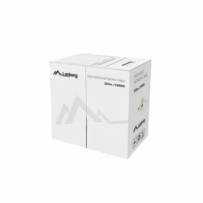Produktbild von Lanberg LCU5-12CU-0305-O, 305 m, Cat5e, U/UTP (UTP), Orange
