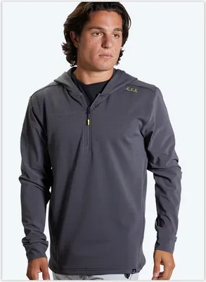 Produktbild von BAUER FLC 1/4 ZIP HOODIE, Größe:XL, Farbe:Iron