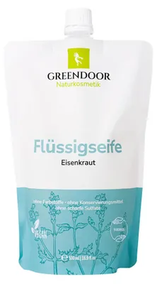 Produktbild von GREENDOOR Flüssigseife Nachfüllpackung Eisenkraut
