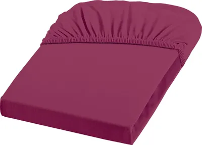 Produktbild von Fleuresse Mako-Jersey-Spannlaken Jenny C Farbe himbeere 5015