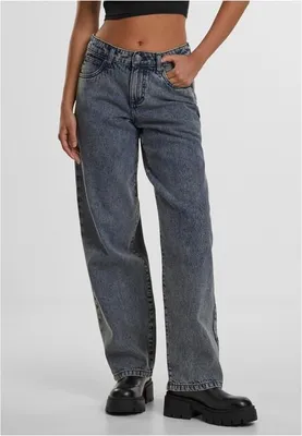 Obrázek produktu pro Dámské džíny Urban Classics Ladies Mid Waist 90´s Jeans dirty washed - 32