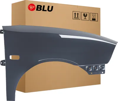 Zdjęcie produktu dla BLU Błotnik pasujący do Seat Ibiza Cordoba (6L - III 3. Generation) LC7V Prawy Antracyt BlauAnthrazit | 2002-2008 | Przedni Przód | Lakierowany | Gotowy do montażu  | Stal
