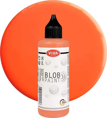 Immagine prodotto di Viva Decor 131995110 ViVA DECOR Blob Paint, 90 ml, neonorange