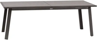 Produktbild von Ausziehbarer gartentisch "pavane" roggen &amp praline 12-sitzer aus epoxybehandeltem aluminium  - Hespéride