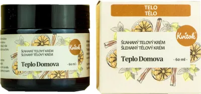 Obrázek produktu pro Kvitok Šlehaný tělový krém Teplo Domova 60 ml