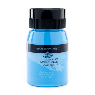 Productafbeelding van Royal & Langnickel Essentials Acrylverf, 500 ml, Ceruleumblauw