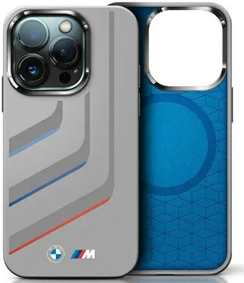 Produktbild von Fall Bmw Silikon Wenden Linien Magsafe Na Iphone 16 Pro Max - Szare