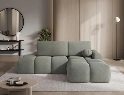 Produktbild von Ecksofa Couchgarnitur Vittario – modernes Design mit Schlaffunktion und Bettkasten