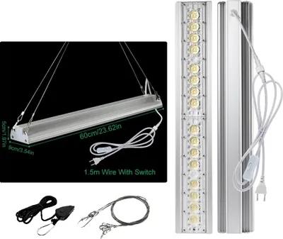 Zdjęcie produktu dla Oświetlenie roślin LED, pełne spektrum, energooszczędne, 80W